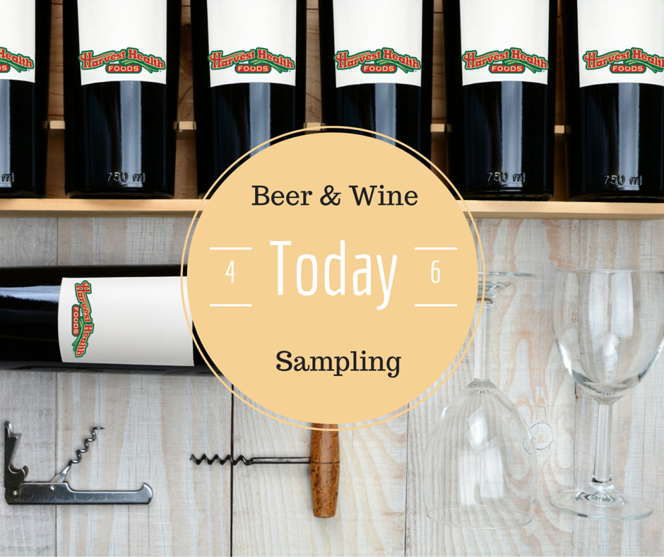 Sampling Friday's at Harvest Health Foods
