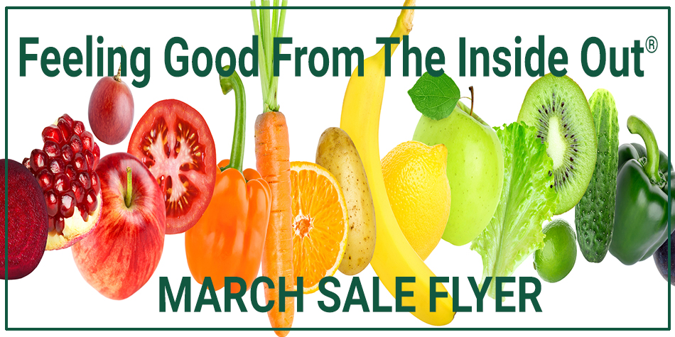 March 2018 Harvest Health Foods Sale Flyer