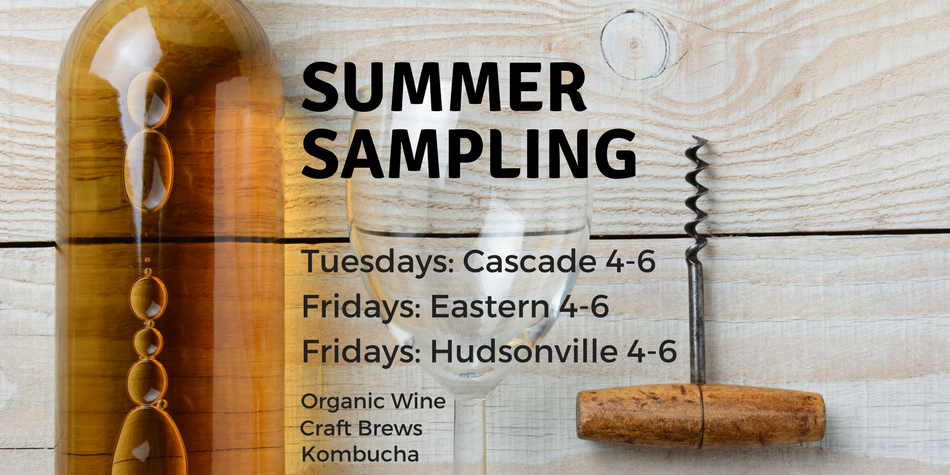 Summer Sampling at Harvest Health Foods