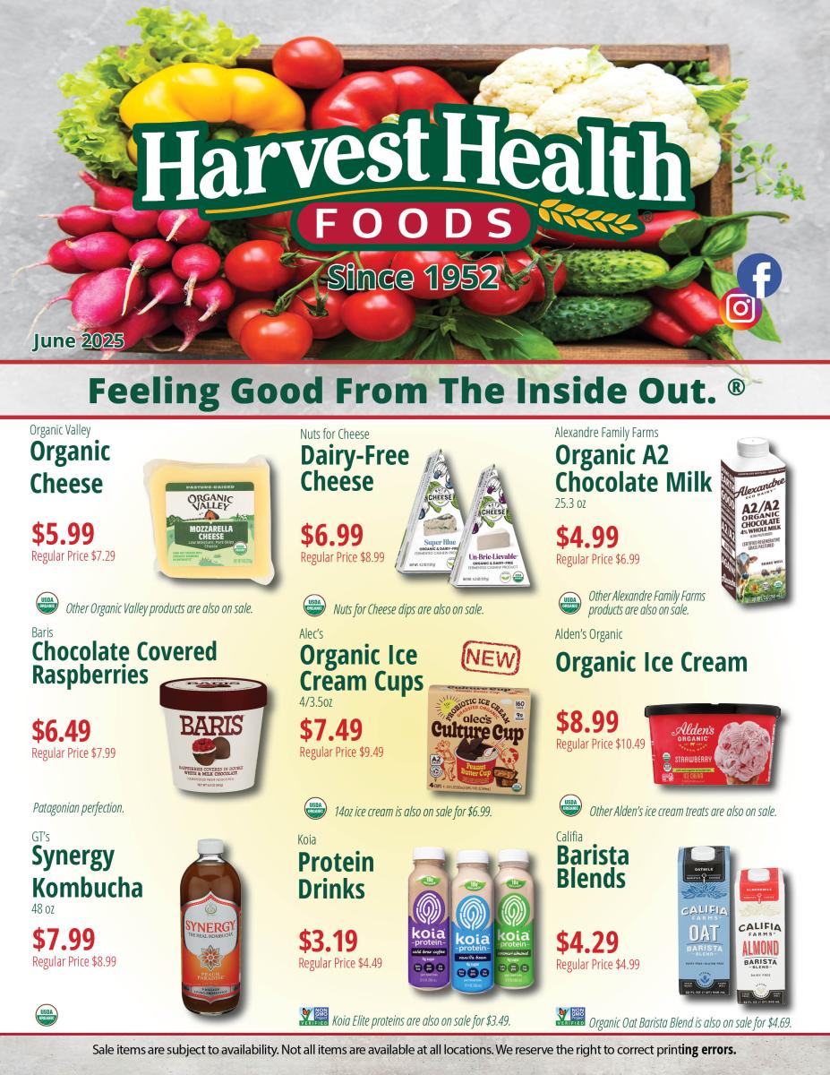 Harvest Heatlh Foods June 2025 Sale Flyer 