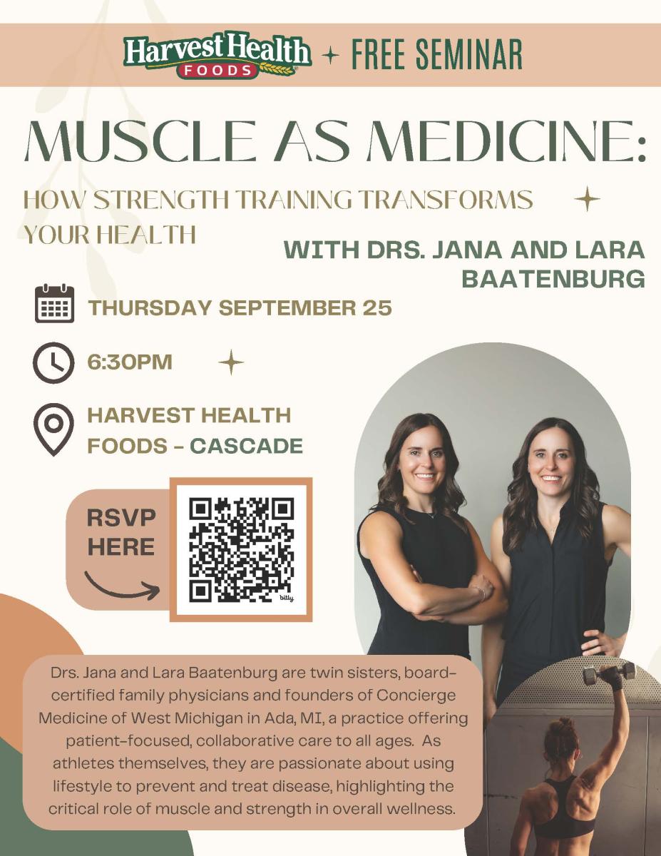Free Seminar Muscle as Medicine