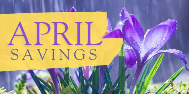 April Savings