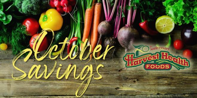 October 2022 Harvest Fall Savings in October