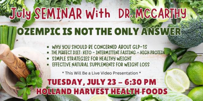 Dr McCarthy - Healthy Weight Loss - Natural Solutions