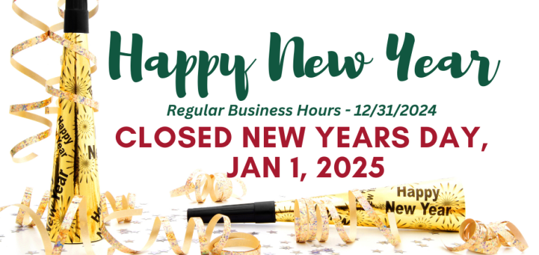 Harvest Health Foods is Closed January 1, 2025.