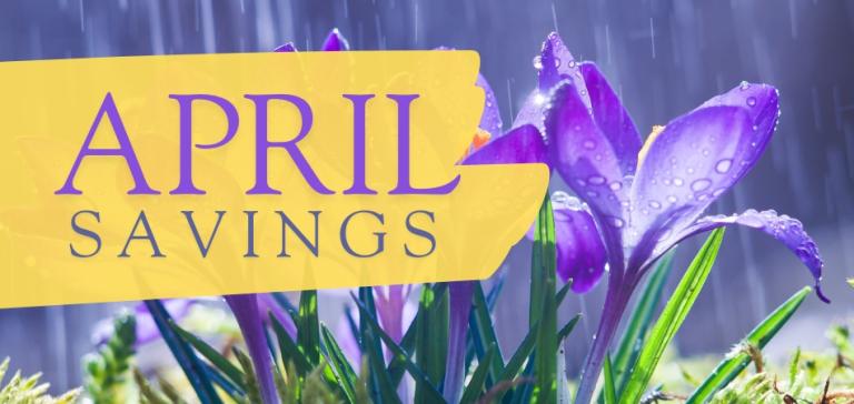 April Savings