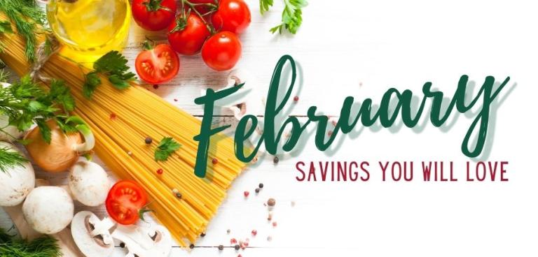 February Savings You Will Love