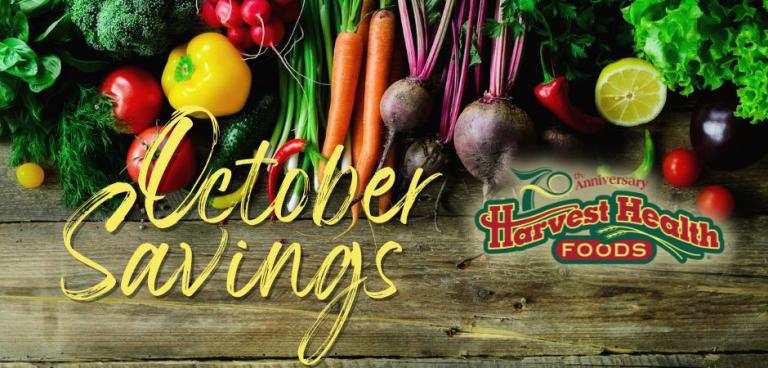 October 2022 Harvest Fall Savings in October