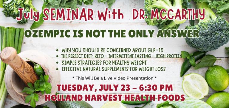 Dr McCarthy - Healthy Weight Loss - Natural Solutions