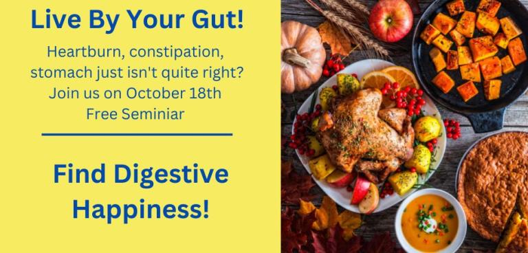 Live By Your Gut - Seminar October 18th 
