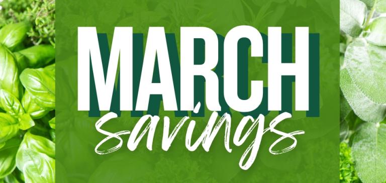 March Savings