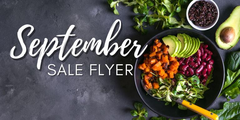 September Sale Flyer - Harvest Health Foods