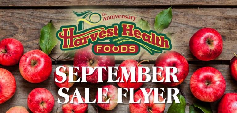 Harvest Health Foods September Sale Flyer