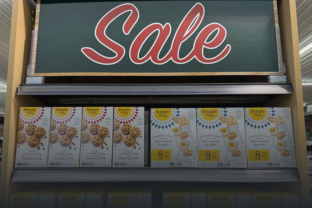 Various cookies on a shelf